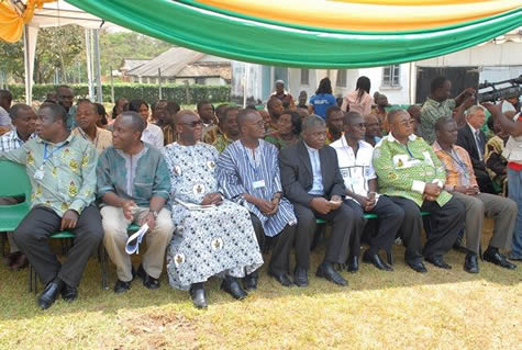 A cross-section of Senior Members and staff of KNUST