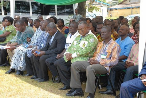 A cross-section of Senior Members and staff of KNUST