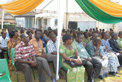 A cross-section of Senior Members and staff of KNUST